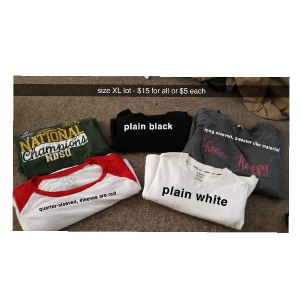 Shirts all XL